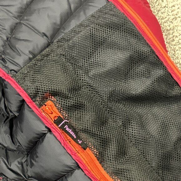 PrAna Lyra Jacket Womens Large Pink Down Packable Water Resistant Puffer Pockets - Picture 6 of 10